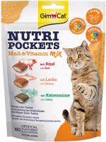GimCat Nutri Pockets Malt Vitamin Mix ласощі мікс