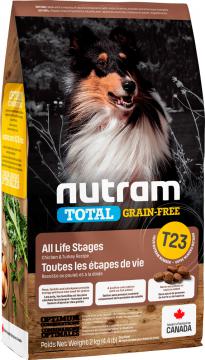Изображение 1 - Nutram T23 Total Grain-Free з індичкою, куркою і качкою
