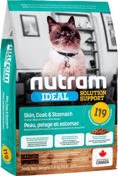 Изображение 2 - Nutram I19 Ideal Solution Support Sensetive Coat, Skin, Stomach Cat