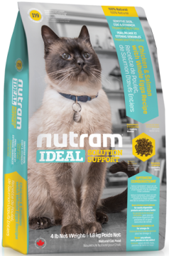 Изображение 3 - Nutram I19 Ideal Solution Support Sensetive Coat, Skin, Stomach Cat
