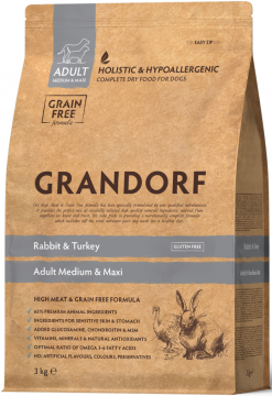 Изображение 1 - Grandorf Rabbit & Turkey Adult Medium & Maxi