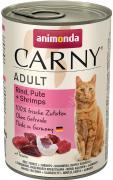 Animonda Carny Adult Cat яловичина з індичкою і креветками