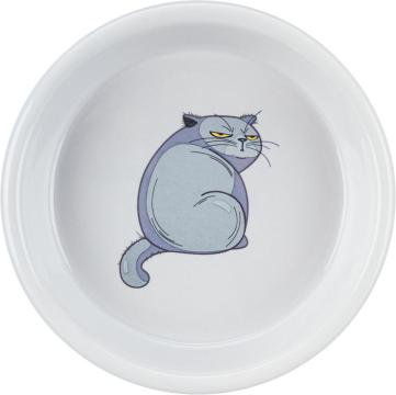 Изображение 1 - Trixie Ceramic Bowl Керамічна миска з котом