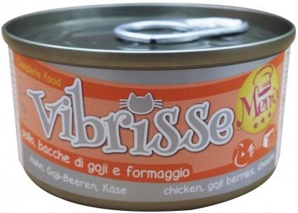 Изображение 1 - Vibrisse menu консерви для кішок з куркою, ягодами годжі і сиром