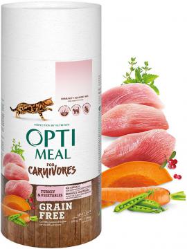 Изображение 2 - Optimeal Grain-Free Adult Cat беззерновой корм з індичкою і овочами