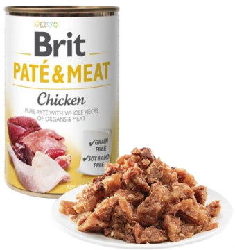 Изображение 2 - Brit Patе & Meat Chicken з куркою