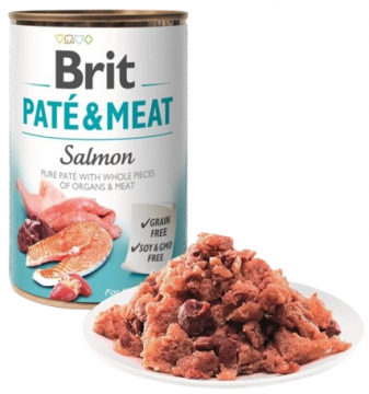 Изображение 2 - Brit Patе & Meat Salmon з лососем
