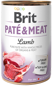 Изображение 1 - Brit Patе & Meat Lamb з ягням