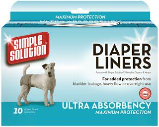 Изображение 1 - Simple Solution Disposable Diaper Liners-Heavy Flow гігієнічні прокладки для собак, 10шт