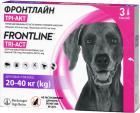Frontline Tri-Act X для собак вагою 20-40 кг