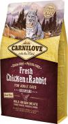 Carnilove Fresh Cat курка і кролик для дорослих кішок
