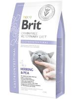 Brit Veterinary Diet Gastrointestinal для кошек с сельдью и горохом