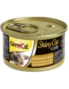 GimCat ShinyCat консерви тунець, креветка і мальт