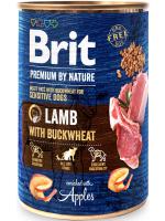 Brit Premium by Nature ягня з гречкою