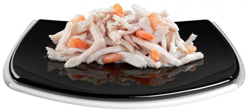 Изображение 2 - GimCat ShinyCat Filet консерви курча з креветками