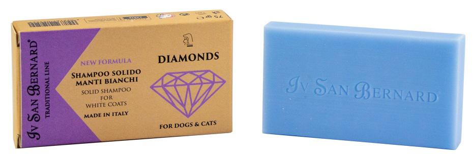 Изображение 1 - Iv San Bernard Traditional Diamonds Твердий шампунь для білих собак і котів