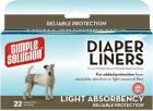 Simple Solution Disposable Diaper Liners-Flow Light гігієнічні прокладки для собак, 22шт