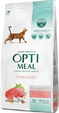 Изображение 3 - Optimeal Adult Cat Sterilised для дорослих кішок з яловичиною і сорго