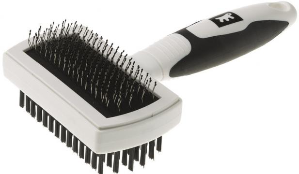 Изображение 1 - Ferplast Gro 5765 Premium Slicker Brush двостороння щітка-пуходерка
