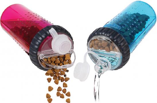 Изображение 3 - Dexas Snack-Duо пляшка подвійна для води і корму 