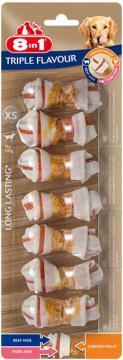 Изображение 1 - 8in1triple Flavour жувальні кістки для собак з курячим філе