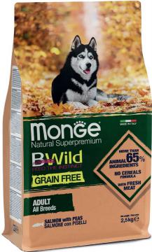 Изображение 1 - Monge BWild Grain Free All Breeds Adult з лососем