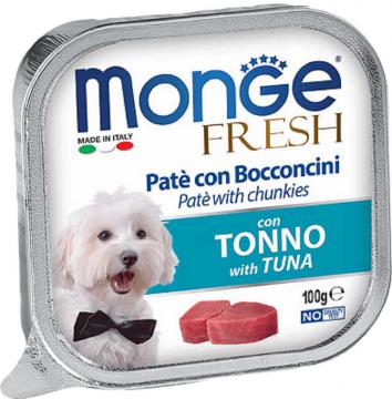 Изображение 1 - Monge Dog Fresh з м'ясом тунця в паштеті