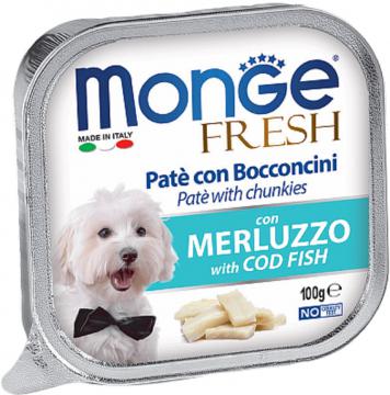 Изображение 1 - Monge Dog Fresh c м'ясом тріски в паштеті