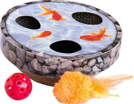 Изображение 1 - Petstages Hide & Seek Wobble Pond інтерактивна іграшка з когтеточкой