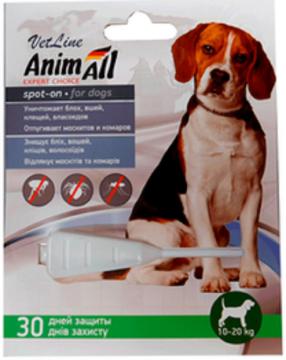 Изображение 1 - AnimAll VetLine Спот-он краплі для собак від 10кг до 20кг