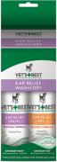 Vet's Best Ear Relief Wash & Dry Combo Kit Набір для чищення вух собак