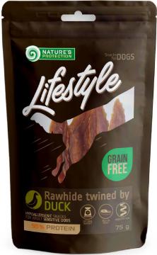 Изображение 1 - Nature's Protection Lifestyle Snack For Dogs палички з сиром'ятної шкірою з качкою