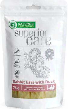 Изображение 1 - Nature's Protection Superior Care Snacks For Dogs кролячі вуха з качкою