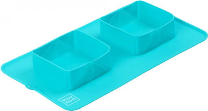 Изображение 1 - Collar WauDog Silicone Складна, подвійна миска