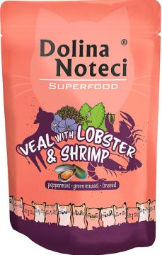 Изображение 1 - Dolina Noteci Superfood Cat з телятиною, лобстером і креветкою
