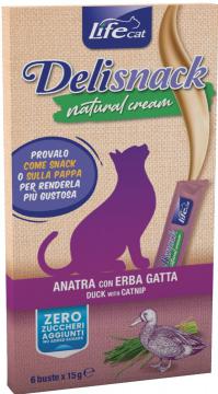 Изображение 1 - LifeCat DeliSnack Cream Качка з котячою м'ятою