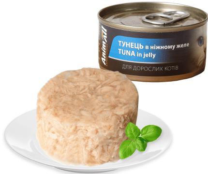 Изображение 2 - Animall консерва для котів з тунцем в ніжному желе 
