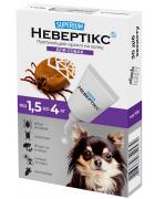Superium Nevertix протикліщові краплі на холку для собак 1,5-4 кг