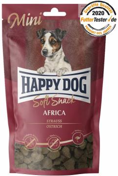 Изображение 1 - Happy Dog Soft Snack Mini Africa ласощі зі страусом