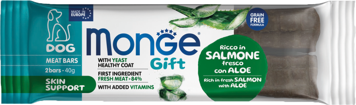 Изображение 1 - Monge Gift Dog Skin Support Лосось з Алоэ Віра