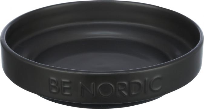Изображение 1 - Trixie Керамічна чаша BE NORDIC для коротконосих порід чорна