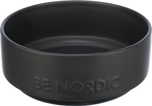 Изображение 3 - Trixie Керамічна чаша BE NORDIC для коротконосих порід чорна