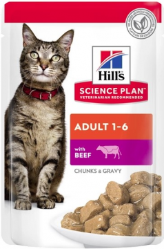 Изображение 1 - Hill's SP Feline Adult Beef з яловичиною в соусі