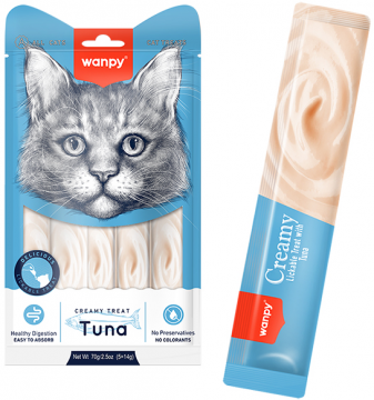 Изображение 1 - Wanpy Cat Creamy Lickable Treats Tuna