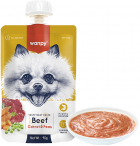 Wanpy Dog Beef Carrot & Pea крем-пюре