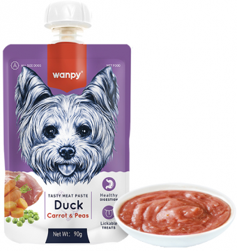 Изображение 1 - Wanpy Dog Duck Carrot & Pea крем-пюре