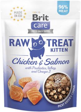 Изображение 1 - Brit Raw Treat Cat Kitten Лосось із пробіотиком