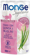 Monge Supreme Sterilised Тунець з кіноа та зеленою квасолею