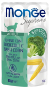 Monge Supreme Тунець з брокколі та кукурудзою