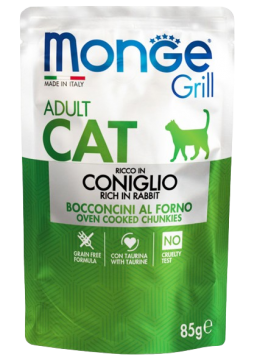 Изображение 1 - Monge Сat Grill Bocconcini in Jelly Желе с кроликом
